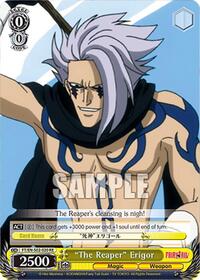 "The Reaper" Erigor C waifu card — Weiss Schwarz